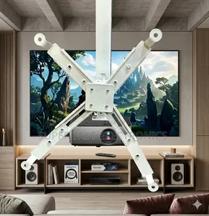 Universal Adjustable Projector Ceiling- Wall Mount Bracket Heavy-Duty