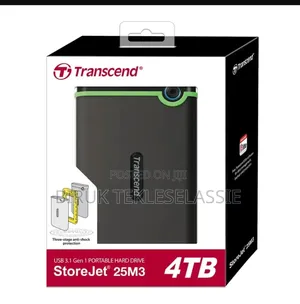 Transcend Portable Hard Drive 4tb New Packed