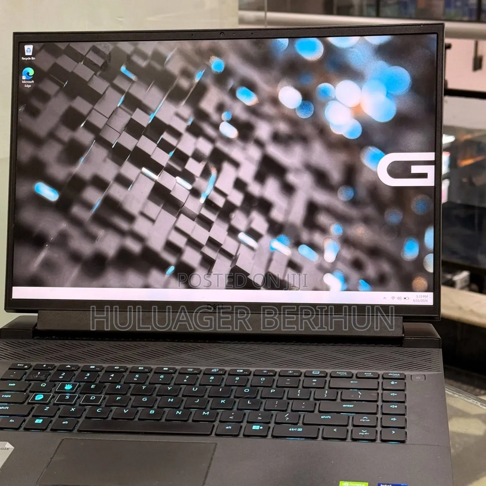 New Laptop Dell G16 7620 16GB Intel Core i7 SSD 512GB