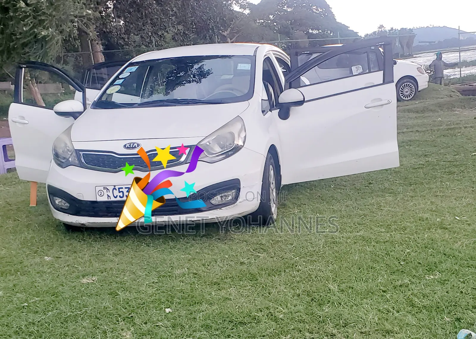 Kia Rio EX 4dr Sedan (1.6L 4cyl 6A) 2013 White