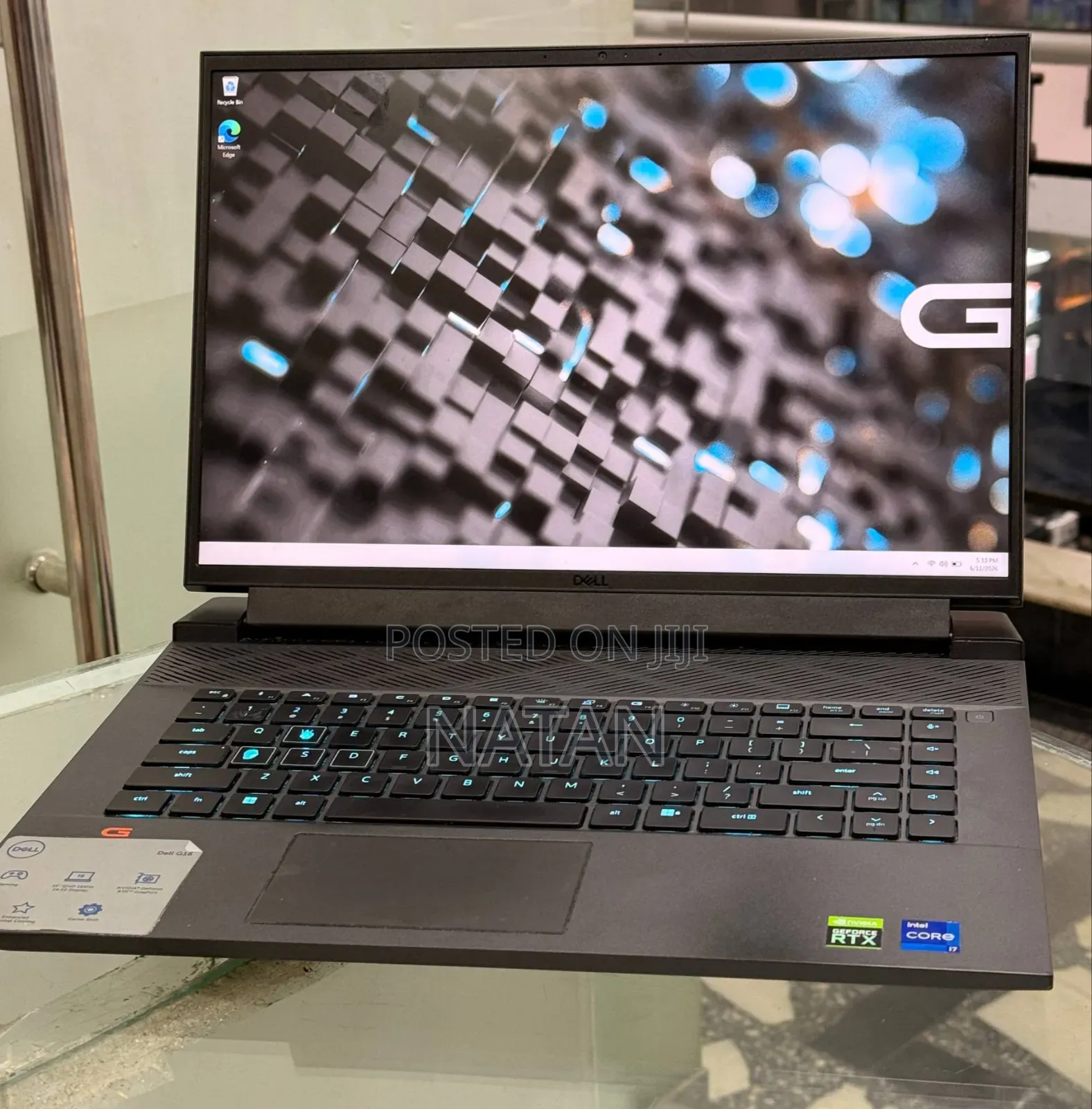 New Laptop Dell G16 7630 16GB Intel Core i7 SSD 512GB