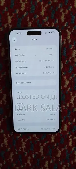 Apple iPhone 14 Pro Max 256 GB Black