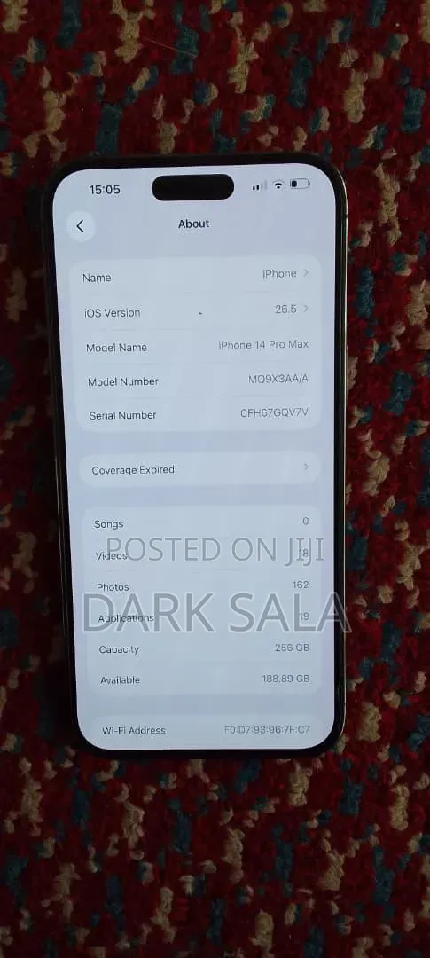Apple iPhone 14 Pro Max 256 GB Black
