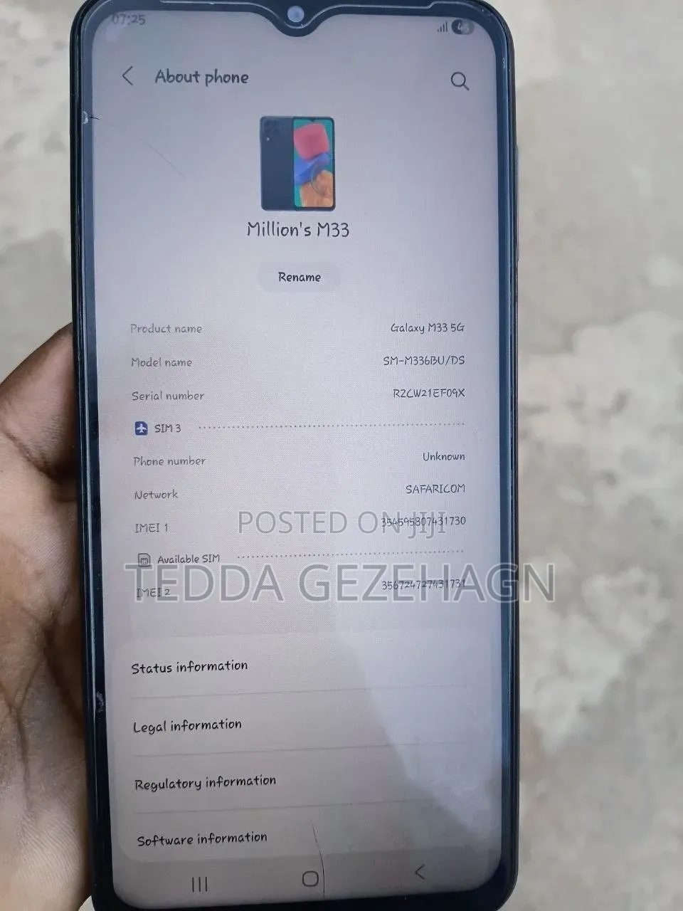 Samsung Galaxy M33 5G 128 GB Blue