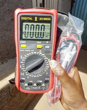 Digital Multimeter Ex 9905a Measure Ac/Dc Voltage, Current, Resis, Cap