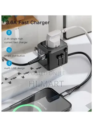 Multifunctional Universal Adapter Plug