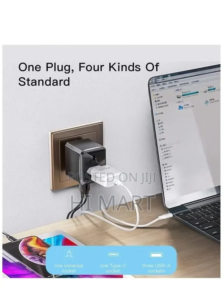 Multifunctional Universal Adapter Plug