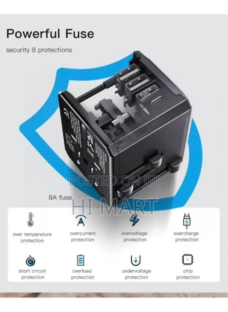 Multifunctional Universal Adapter Plug