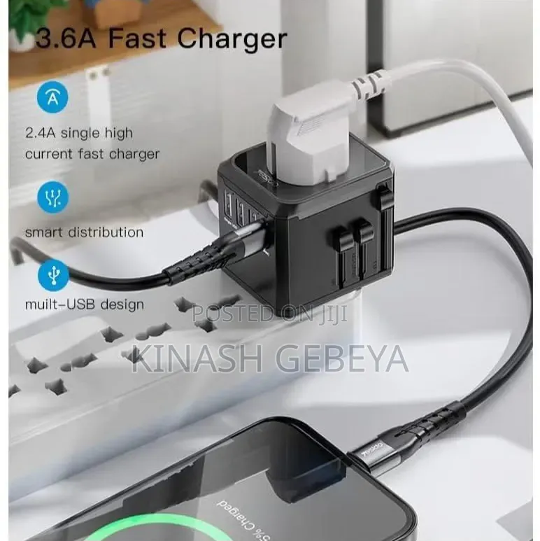 Universal Portable Travel Adapter(Multiple Ports)