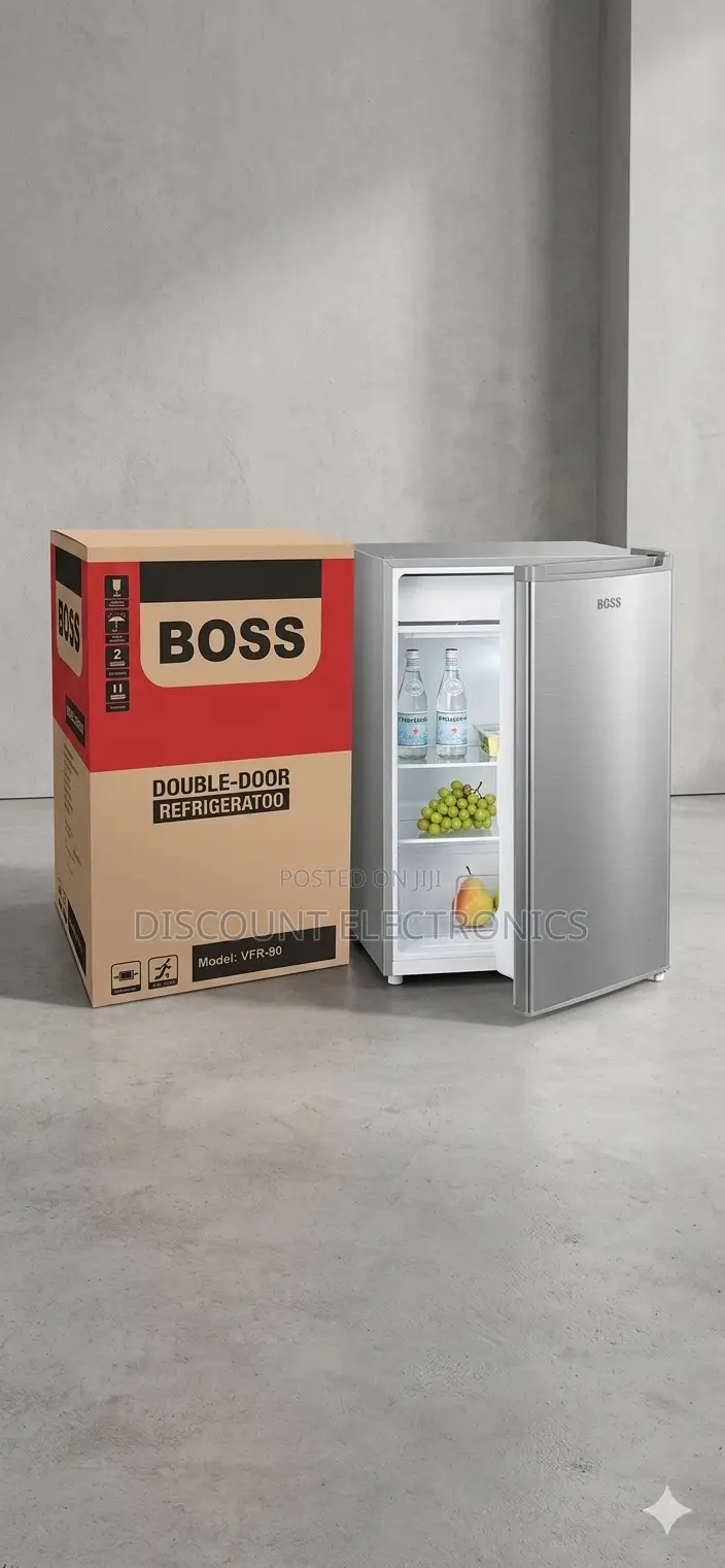 Boss One Door Mini Refrigerator With Freezer (Model: VFR-90)