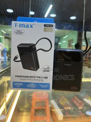 T-Max 20000mah 65w Fast Charging Power Bank
