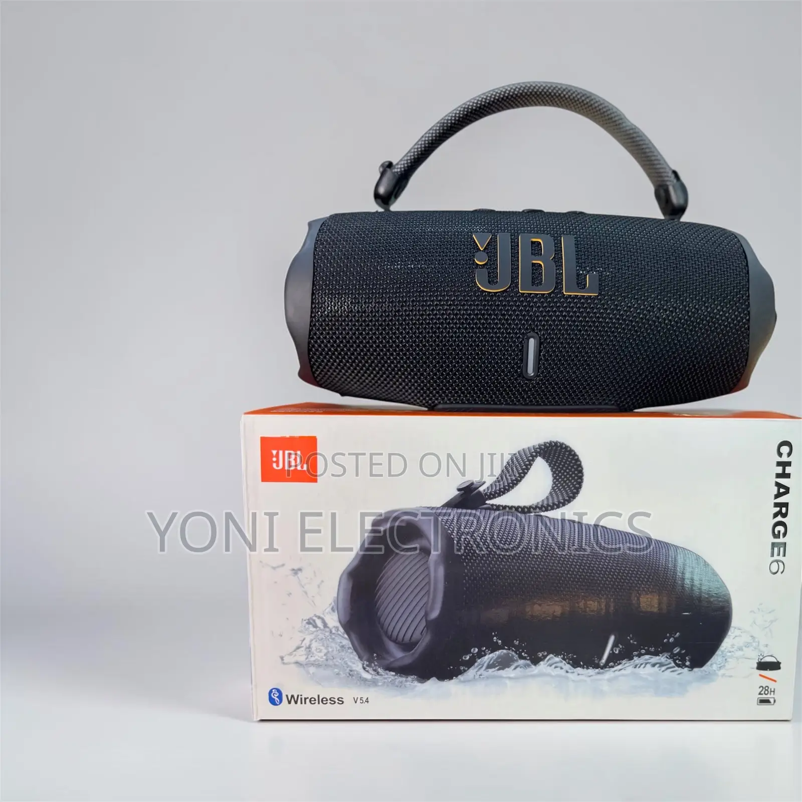 JBL Charge 6 Portable Wireless Bluetooth Speaker With Integrated