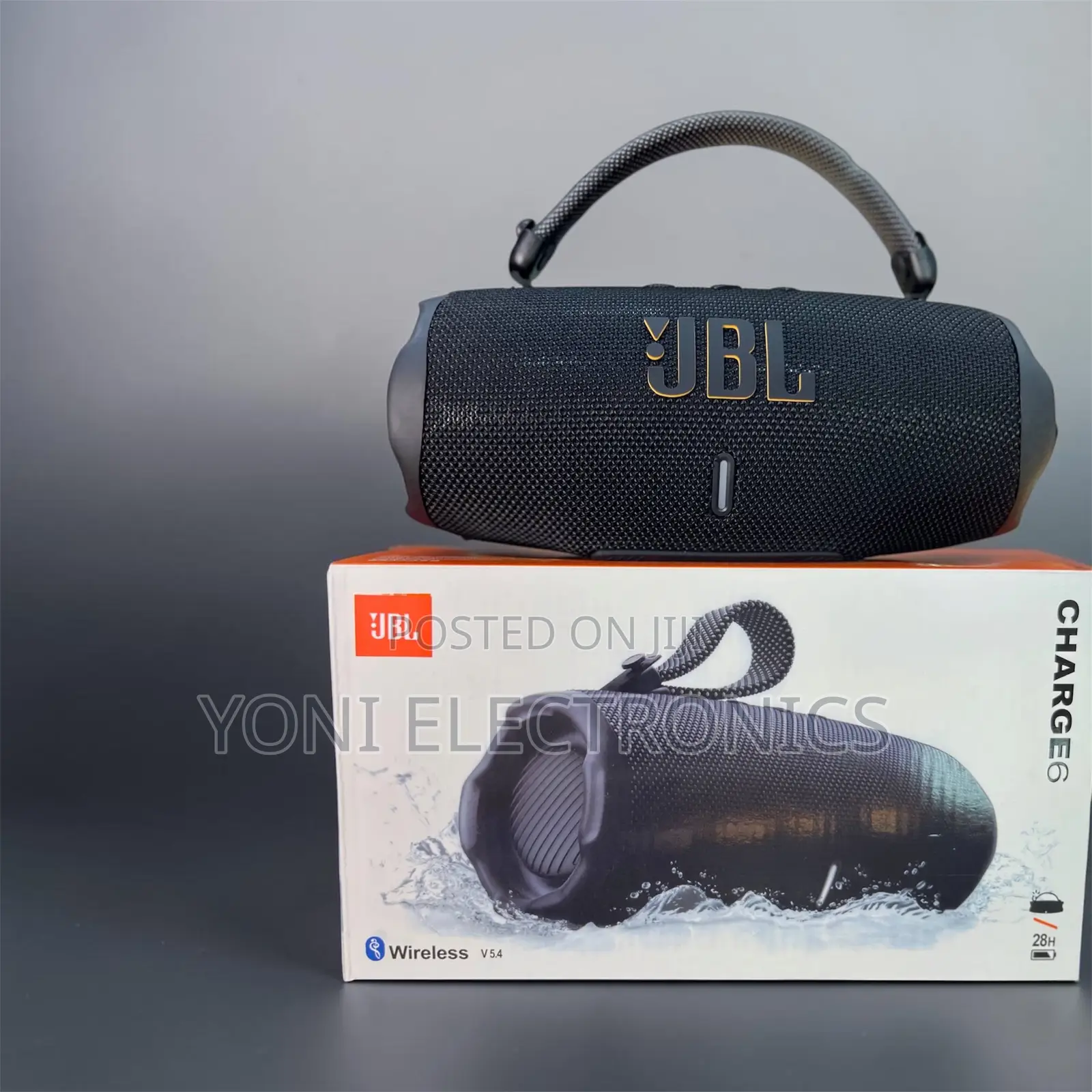 JBL Charge 6 Portable Wireless Bluetooth Speaker With Integrated