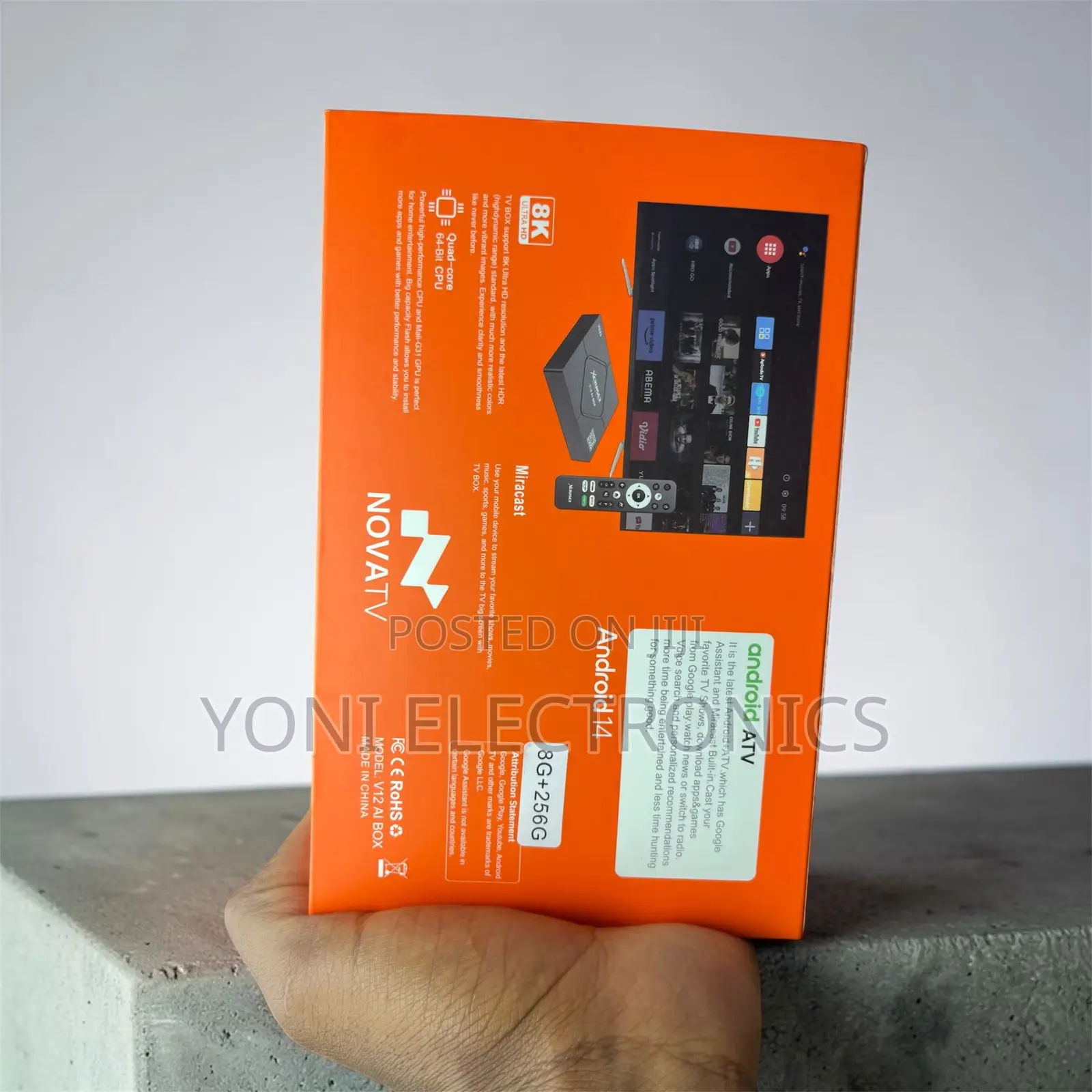 Xcruiser Novatv Android Tv Box (V12 Ai Box)