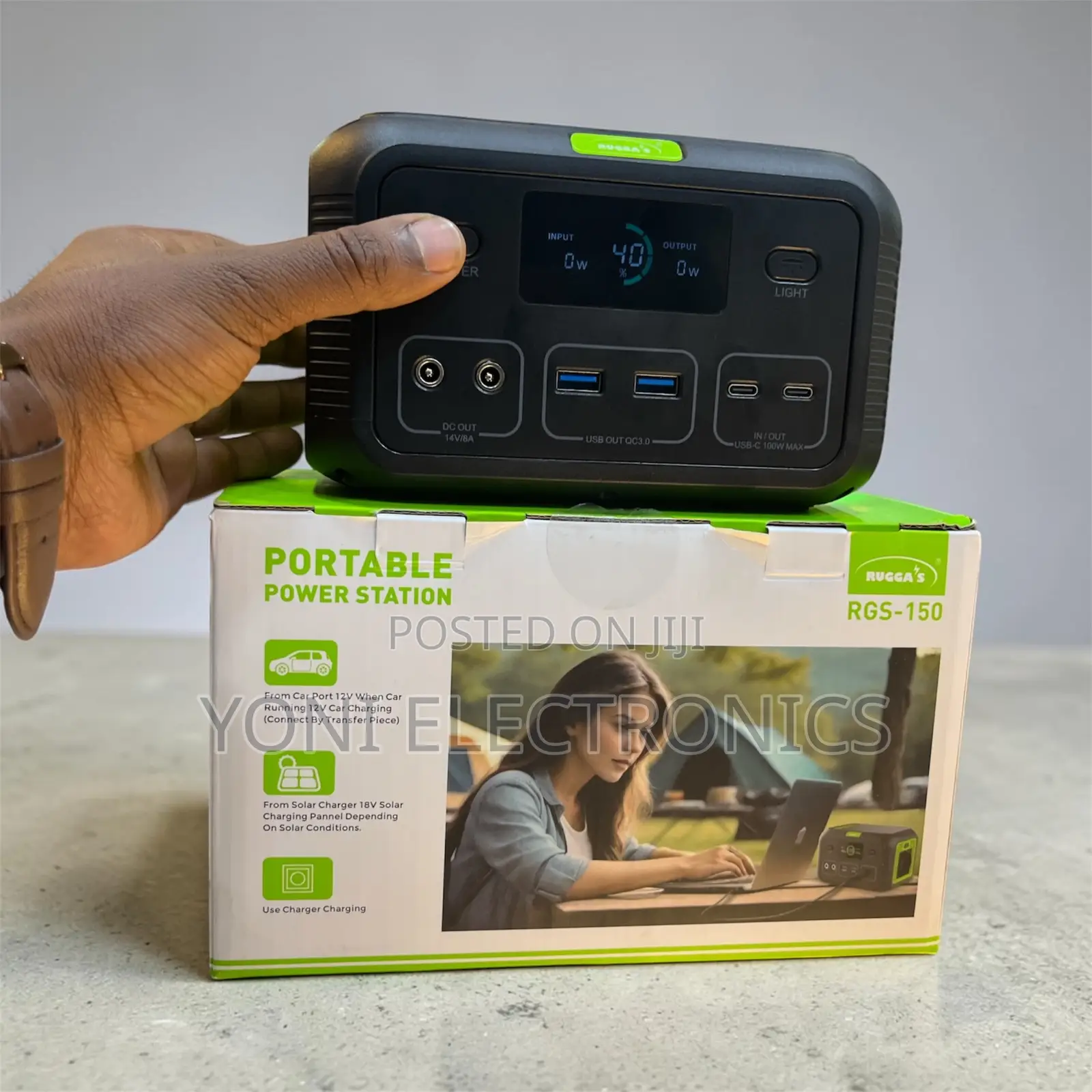 Rugga's Rgs-150 Mini Portable Power Station