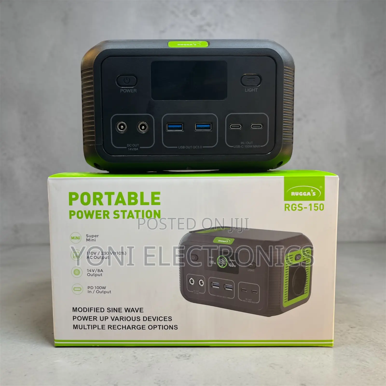 Rugga's Rgs-150 Mini Portable Power Station