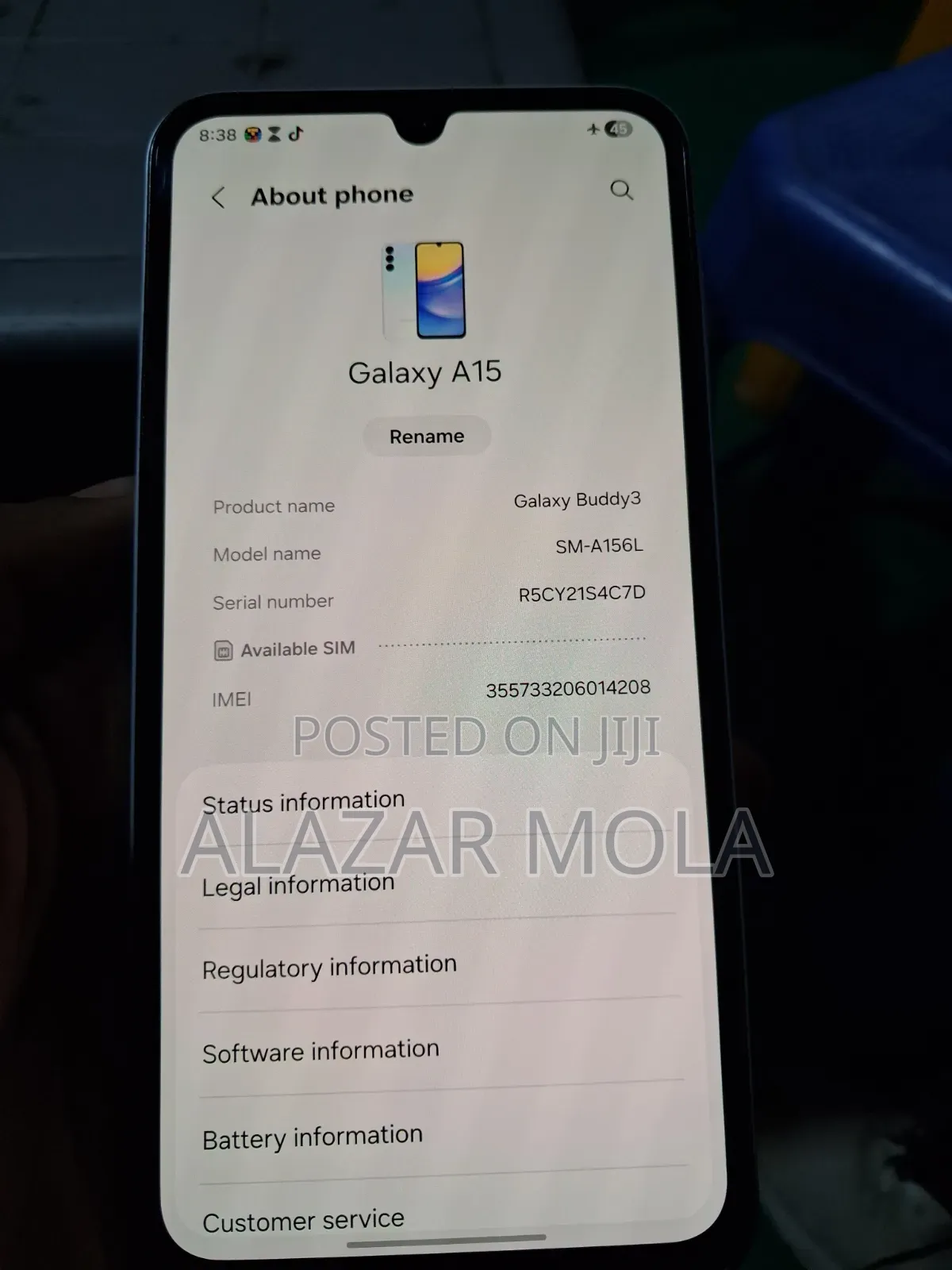 New Samsung Galaxy A15 128 GB White