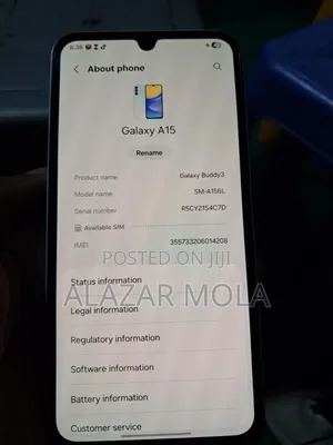 New Samsung Galaxy A15 128 GB White