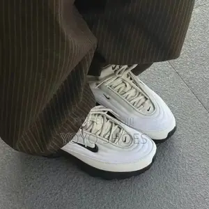 Nike Air Max Portal Phantom, Black, and Desert Khaki