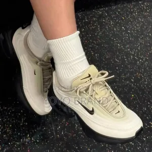 Nike Air Max Portal Phantom, Black, and Desert Khaki