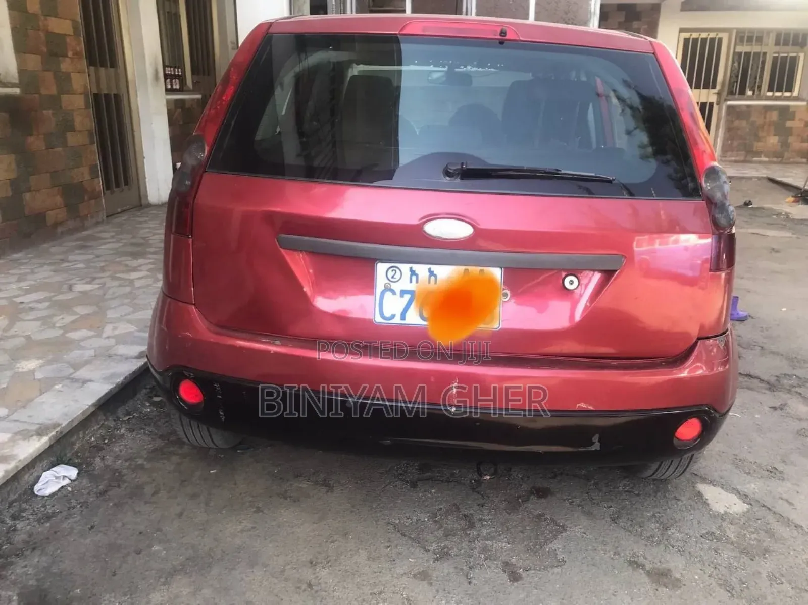 Ford Fiesta 2007 Red