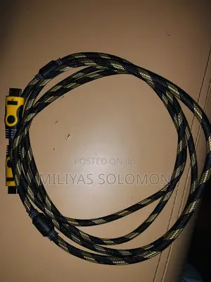 Golden and Black Hdmi