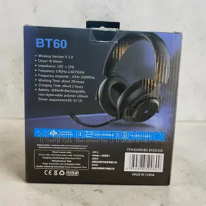 Abingo Bt60 Wireless Gaming Headset - Low Latency, Dual Mod, Bluetooth
