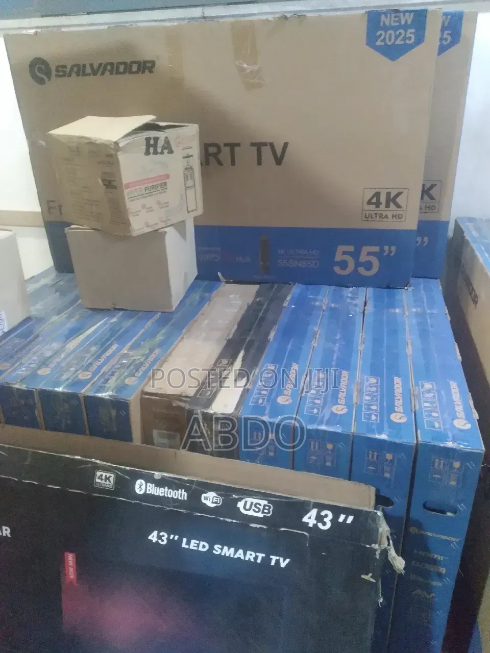Leo Smart Tv 43 Inch Andraid Doubel Gelass 2025 Quality Tv