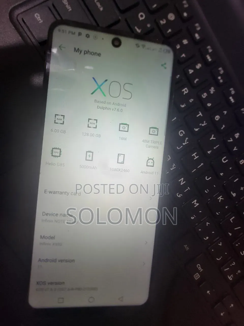 Infinix Note 10 128 GB Green