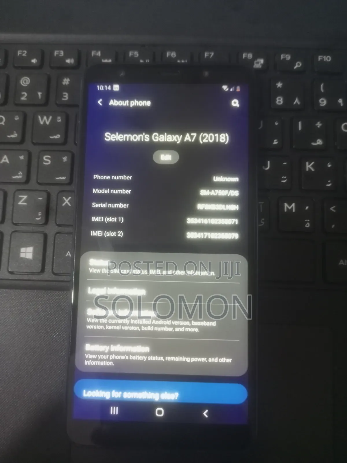 Samsung Galaxy A7 128 GB Blue