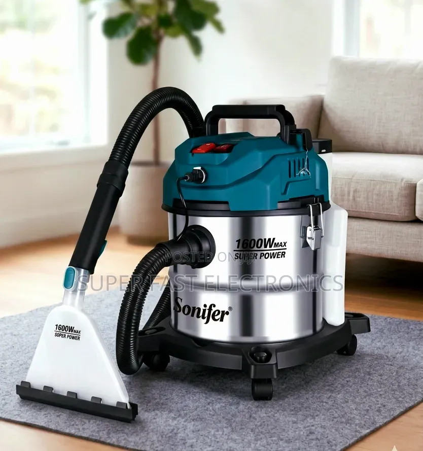 Sonifer Carpet Vacuum Cleaner Wet/Dry– 1600w, 20l Capacity