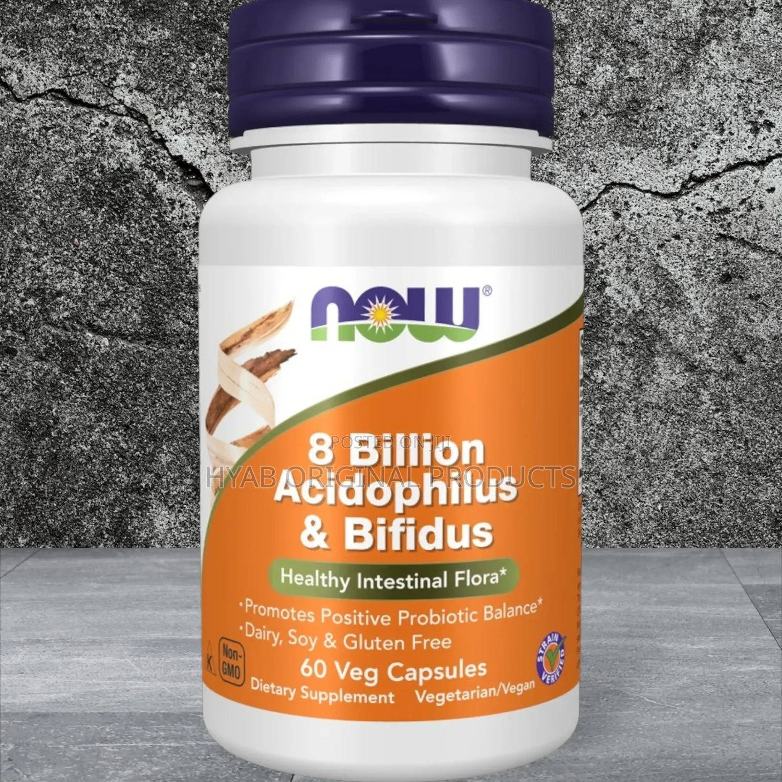 8 Billion Acidophilus Bifidus 60 Veg Capsules