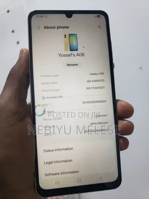Samsung Galaxy A06 128 GB Gold