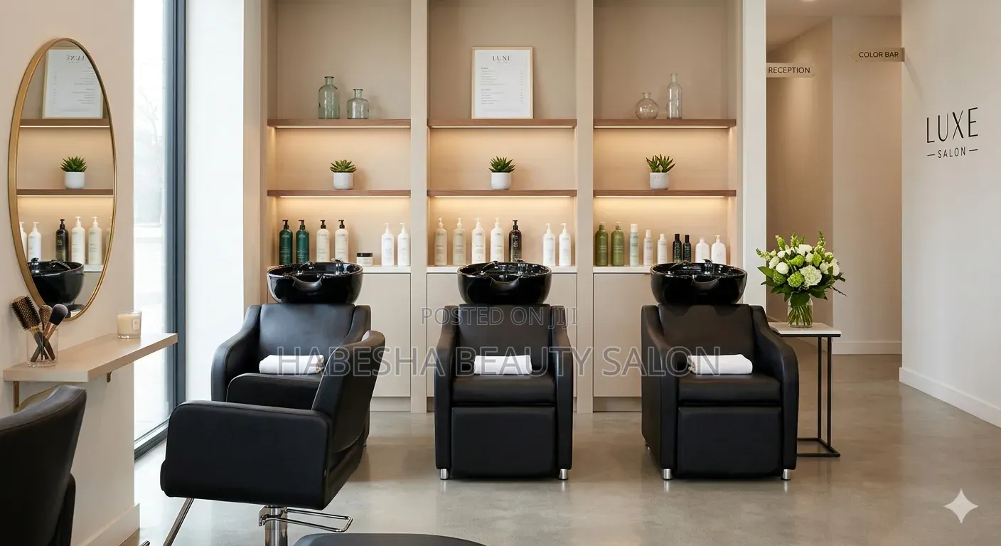 Salon Shampoo Backwash Unit. ( የፀጉር ማጠቢያ )