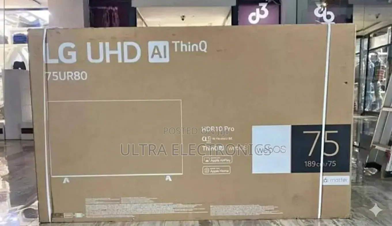 Lg 75-Inch Uhd Smart Tv Featuring Resolution and Webos Smart Funct