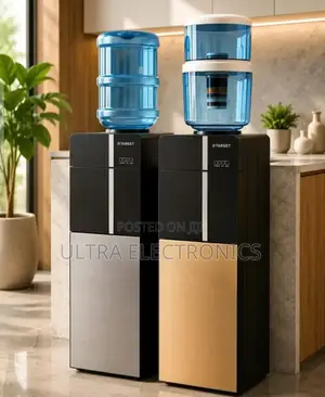 Target Water Dispenser Features a Sleek, Top-Loading Silver or Gold