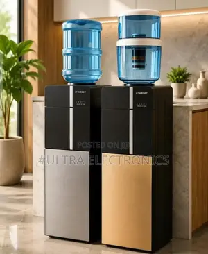 Target Water Dispenser Features a Sleek, Top-Loading Silver or Gold