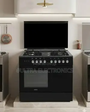 Kumtel Free-Standing Gas and Electric Cooker, Available Matte Black