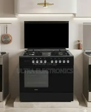 Kumtel Free-Standing Gas and Electric Cooker, Available Matte Black