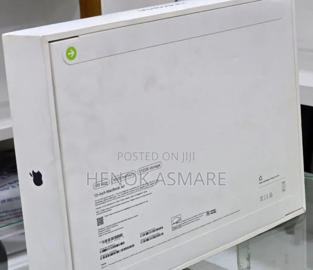 New Laptop Apple MacBook Air 2026 M5 16GB Apple M5 SSD 512GB