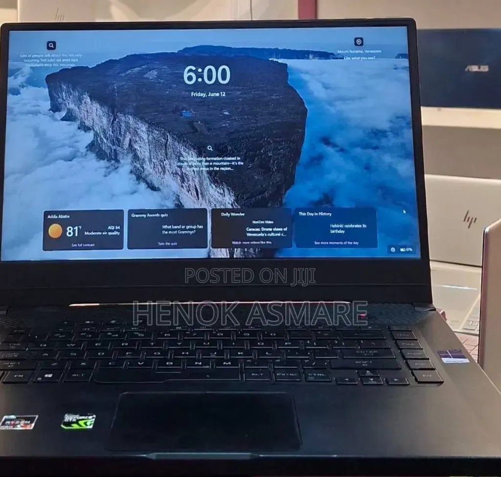 New Laptop Asus ROG Zephyrus G15 16GB AMD Ryzen 7 SSD 512GB