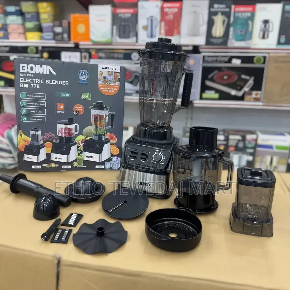 Boma 6 in 1 Electric Blender Set – 4l