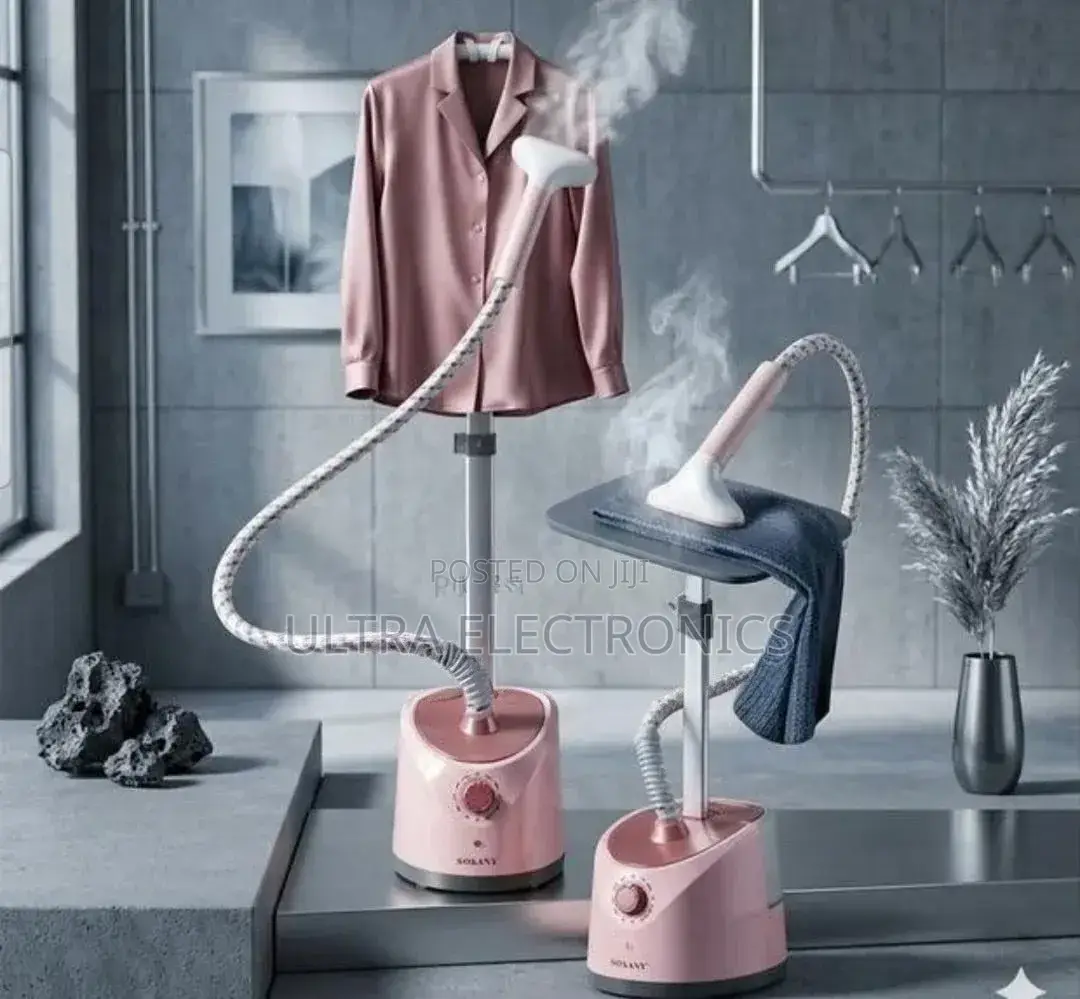 Sokany Garment Steamer Features a 2-Liter Capacity High-Power Steam.