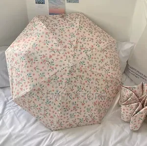Mini Uv Protection Pocket Floral Umbrella ተንቀሳቃሽ አነስተኛ ጃንጥላ