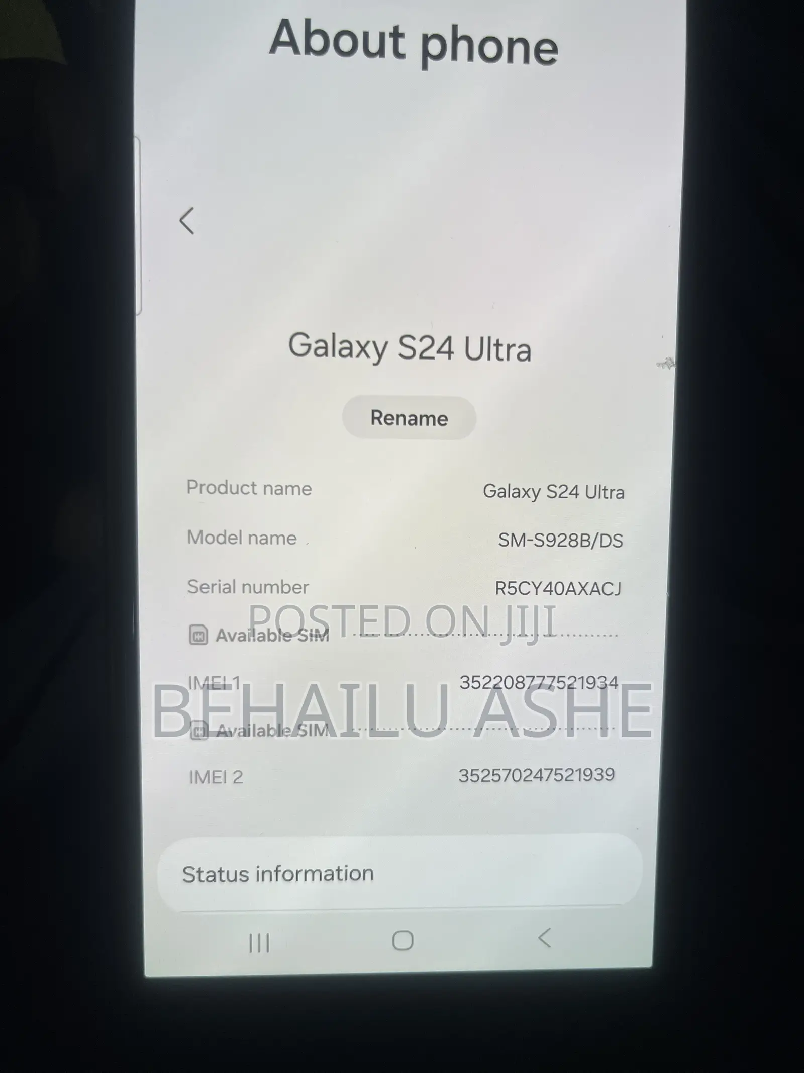 New Samsung Galaxy S24 Ultra 256 GB Gray