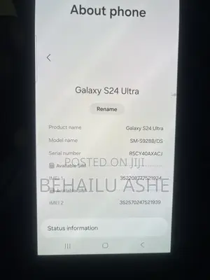 New Samsung Galaxy S24 Ultra 256 GB Gray