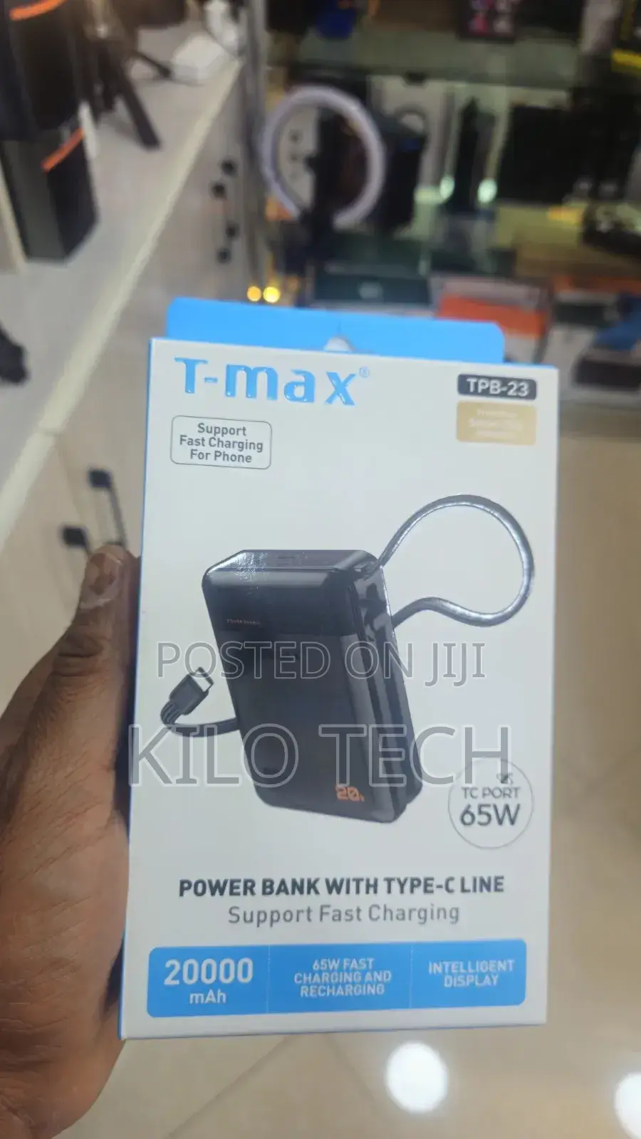 T-Max 20000 Portable 65w Power Bank