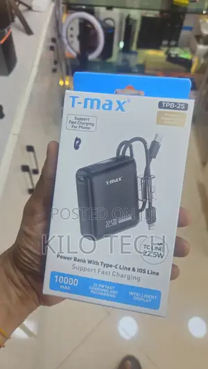 T-Max 10000 Portable Power Bank