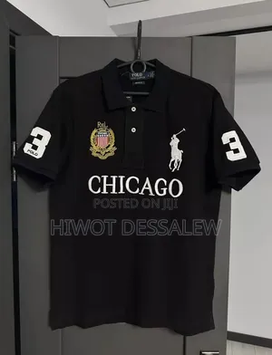 Polo T-Shirt and Chrome Heart T-Shirt