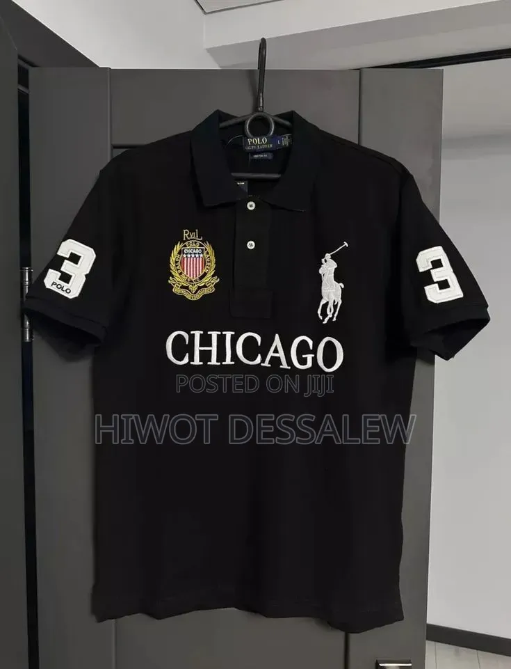 Polo T-Shirt and Chrome Heart T-Shirt